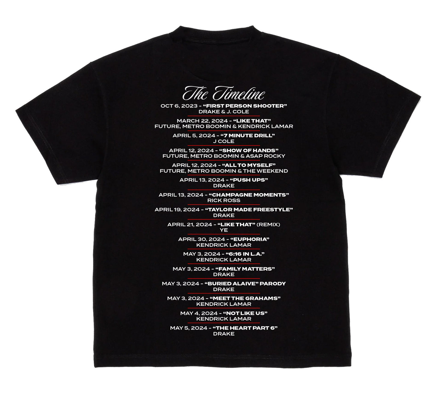 The Great Rap War Tee Shirt