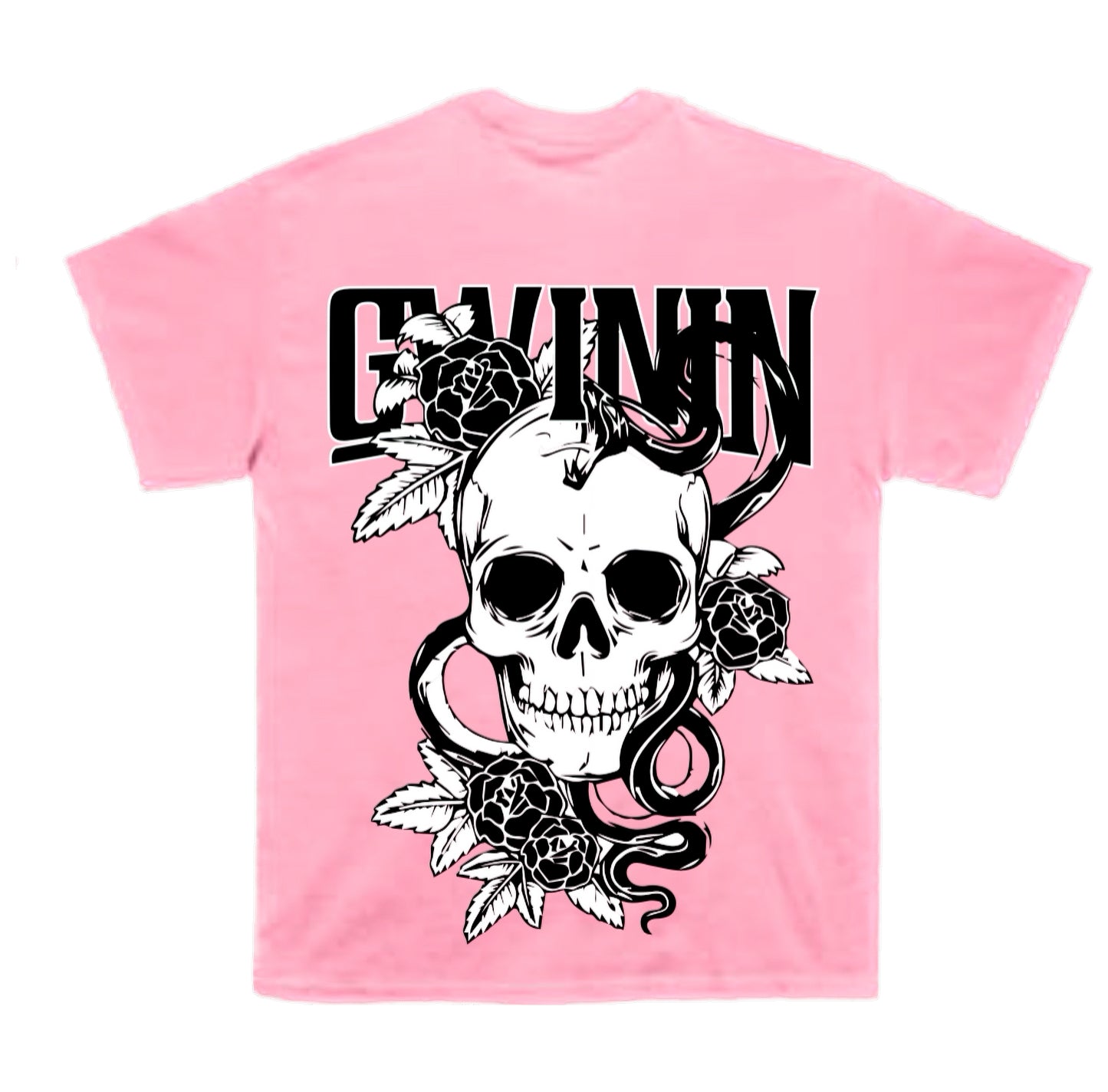 SKULL & ROSES PINK