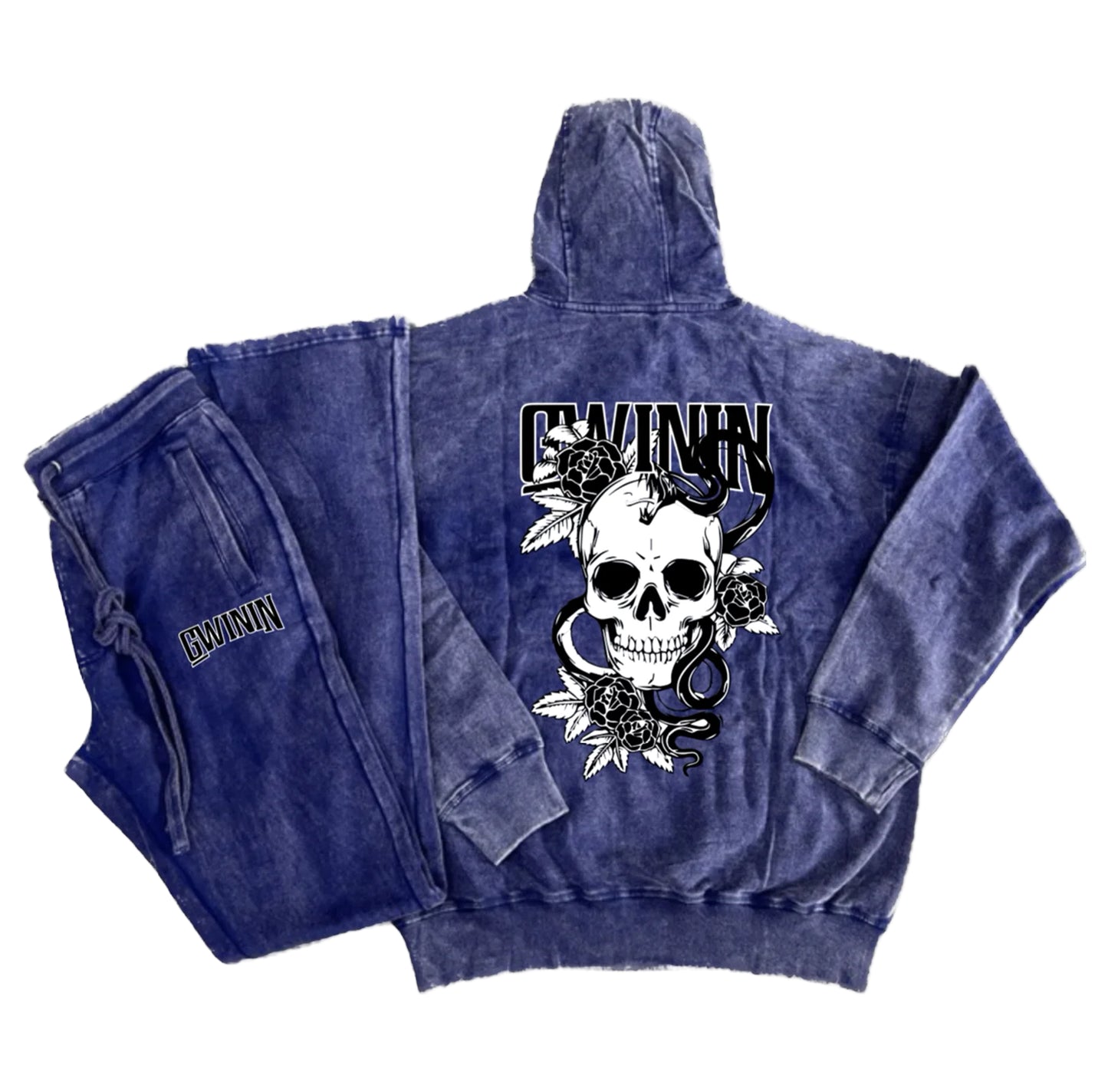 SKULL & ROSE STACKED SWEATSUITS